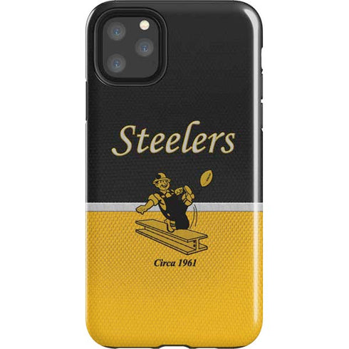 NFL Pittsburgh Steelers Vintage iPhone 11 Pro Max Impact Case