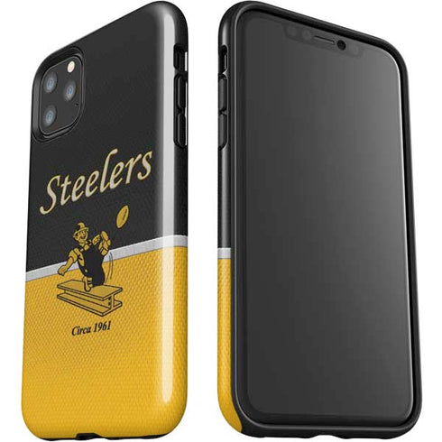 NFL Pittsburgh Steelers Vintage iPhone 11 Pro Max Impact Case