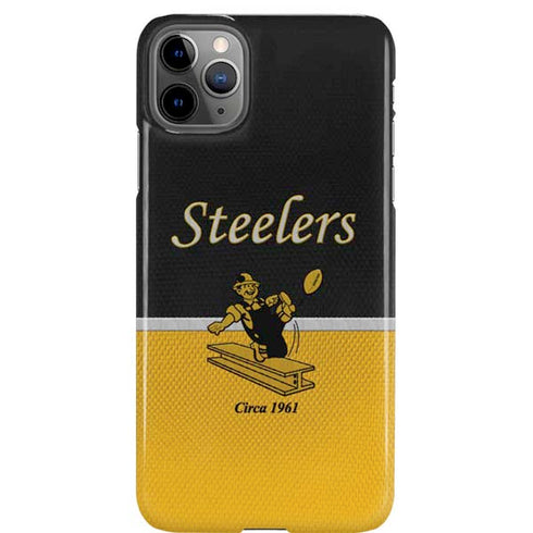 NFL Pittsburgh Steelers Vintage iPhone 11 Pro Max Lite Case