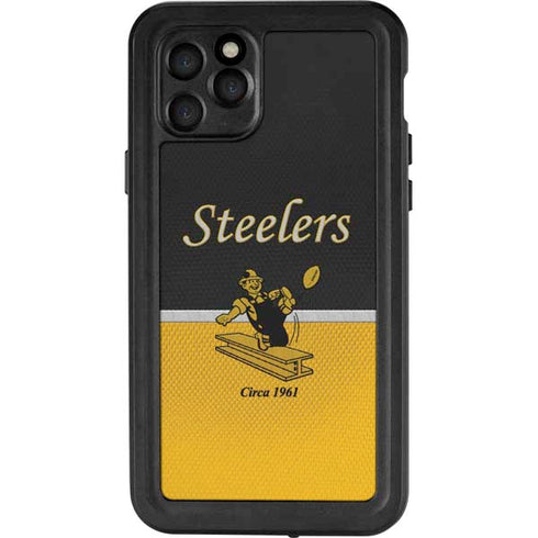NFL Pittsburgh Steelers Vintage iPhone 11 Pro Waterproof Case