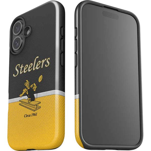 NFL Pittsburgh Steelers Vintage iPhone 16 Impact Case