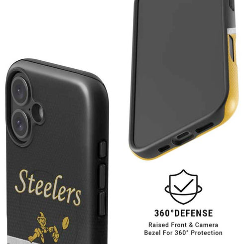 NFL Pittsburgh Steelers Vintage iPhone 16 Magsafe Impact Case
