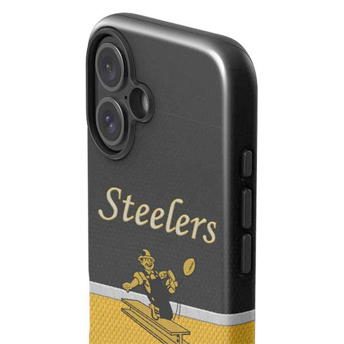NFL Pittsburgh Steelers Vintage iPhone 16 Plus Impact Case