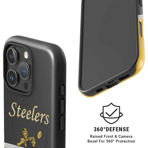 NFL Pittsburgh Steelers Vintage iPhone 16 Pro Magsafe Impact Case