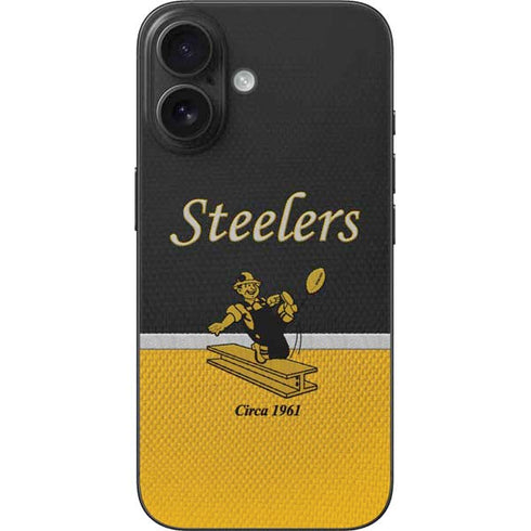 NFL Pittsburgh Steelers Vintage iPhone 16 Skin