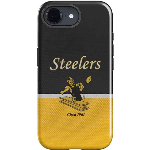 NFL Pittsburgh Steelers Vintage iPhone 16e Impact Case