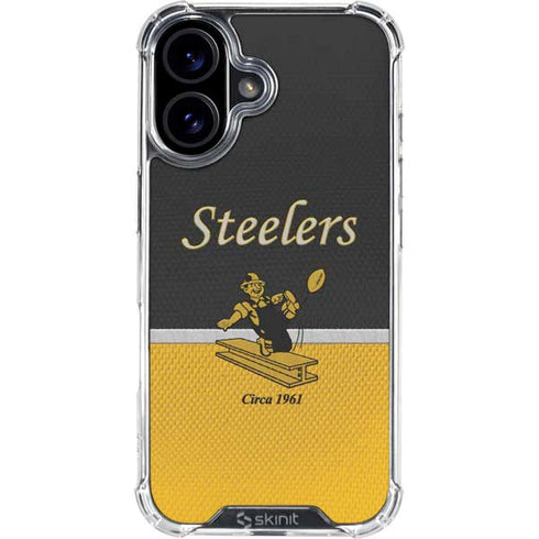 NFL Pittsburgh Steelers Vintage iPhone 17 Clear Case