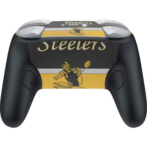 NFL Pittsburgh Steelers Vintage Nintendo Switch 2 (2025) Pro Controller Skin