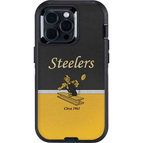 NFL Pittsburgh Steelers Vintage Otterbox Defender iPhone Skin