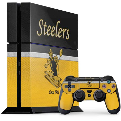 NFL Pittsburgh Steelers Vintage PlayStation PS4 Skins