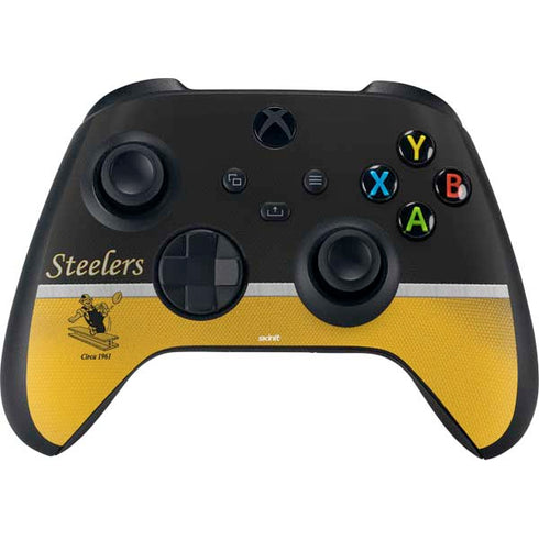 NFL Pittsburgh Steelers Vintage Xbox Series X Controller Skin