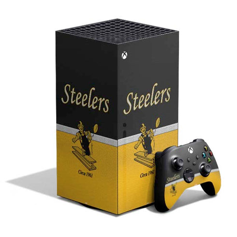 NFL Pittsburgh Steelers Vintage XBox Series X Digital Edition Bundle Skin
