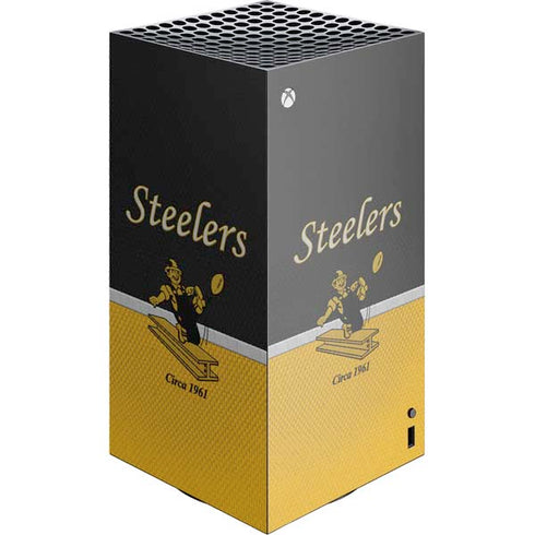 NFL Pittsburgh Steelers Vintage XBox Series X Digital Edition Console Skin