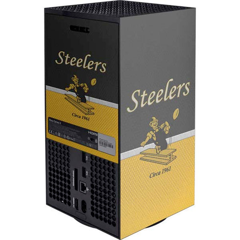 NFL Pittsburgh Steelers Vintage XBox Series X Digital Edition Console Skin