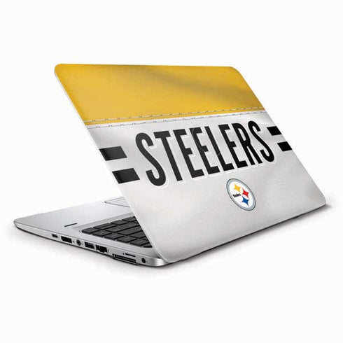 NFL Pittsburgh Steelers White Striped HP Elitebook Skin