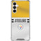 NFL Pittsburgh Steelers White Striped Galaxy A16 5G Clear Case