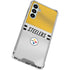NFL Pittsburgh Steelers White Striped Galaxy A16 5G Clear Case