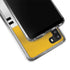 NFL Pittsburgh Steelers White Striped Galaxy A21 Clear Case