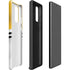 NFL Pittsburgh Steelers White Striped Galaxy Note20 5G Pro Case