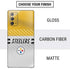 NFL Pittsburgh Steelers White Striped Galaxy Note20 5G Skin