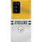 NFL Pittsburgh Steelers White Striped Galaxy Note20 Ultra 5G Lite Case