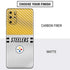 NFL Pittsburgh Steelers White Striped Galaxy S20 Plus Skin