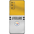 NFL Pittsburgh Steelers White Striped Galaxy S20 Skin