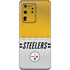 NFL Pittsburgh Steelers White Striped Galaxy S20 Ultra 5G Skin