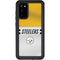 NFL Pittsburgh Steelers White Striped Galaxy S20 Waterproof Case