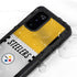 NFL Pittsburgh Steelers White Striped Galaxy S20 Waterproof Case
