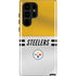 NFL Pittsburgh Steelers White Striped Galaxy S25 Ultra Impact Case