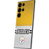 NFL Pittsburgh Steelers White Striped Galaxy S24 Ultra Skin