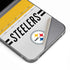 NFL Pittsburgh Steelers White Striped Galaxy Z Flip6 Skin