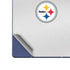 NFL Pittsburgh Steelers White Striped Galaxy Z Fold6 Skin