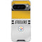 NFL Pittsburgh Steelers White Striped Google Pixel 10 Pro XL Clear Case