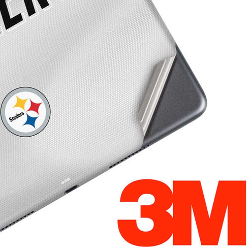 NFL Pittsburgh Steelers White Striped iPad Skins
