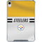 NFL Pittsburgh Steelers White Striped iPad 11th Gen (2025) Clear Case