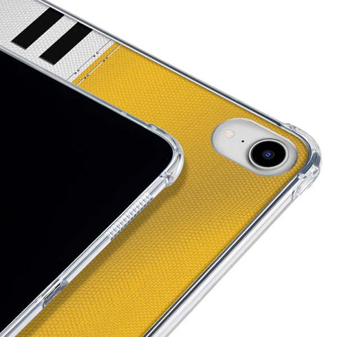 NFL Pittsburgh Steelers White Striped iPad 11th Gen (2025) Clear Case