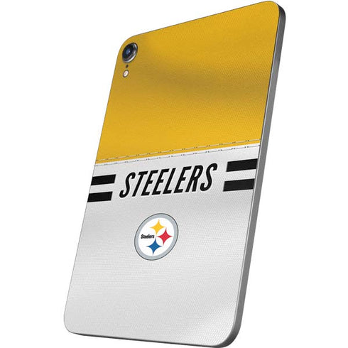 NFL Pittsburgh Steelers White Striped Apple iPad Mini Skin