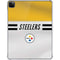 NFL Pittsburgh Steelers White Striped iPad Pro 11in (2024) Clear Case