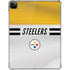 NFL Pittsburgh Steelers White Striped iPad Pro 11in (2024) Clear Case
