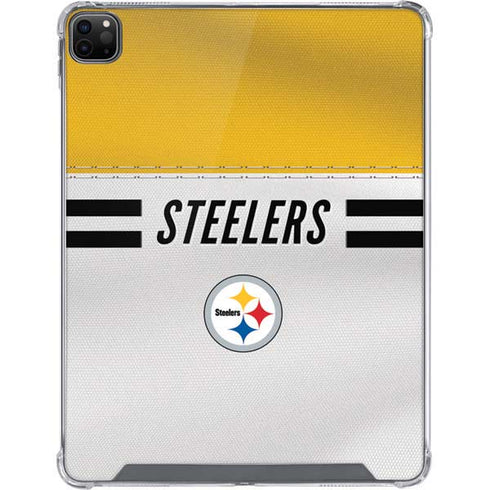 NFL Pittsburgh Steelers White Striped iPad Cases