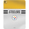NFL Pittsburgh Steelers White Striped iPad Pro 13in M4 (2024) Skin