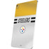 NFL Pittsburgh Steelers White Striped iPad Pro 13in M4 (2024) Skin