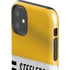 NFL Pittsburgh Steelers White Striped iPhone 11 Impact Case