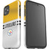 NFL Pittsburgh Steelers White Striped iPhone 11 Impact Case