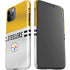 NFL Pittsburgh Steelers White Striped iPhone 11 Pro Lite Case