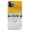 NFL Pittsburgh Steelers White Striped iPhone 11 Pro Max Lite Case