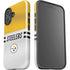 NFL Pittsburgh Steelers White Striped iPhone 16 Impact Case