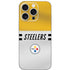 NFL Pittsburgh Steelers White Striped iPhone 16 Pro Skin